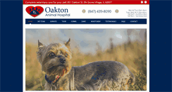 Desktop Screenshot of oaktonanimalhospital.com